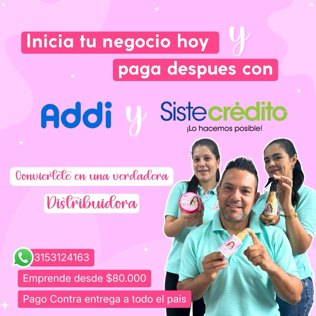 MIA LU COSMETICS Facebook ad: Inicia tu negocio hoy y paga después