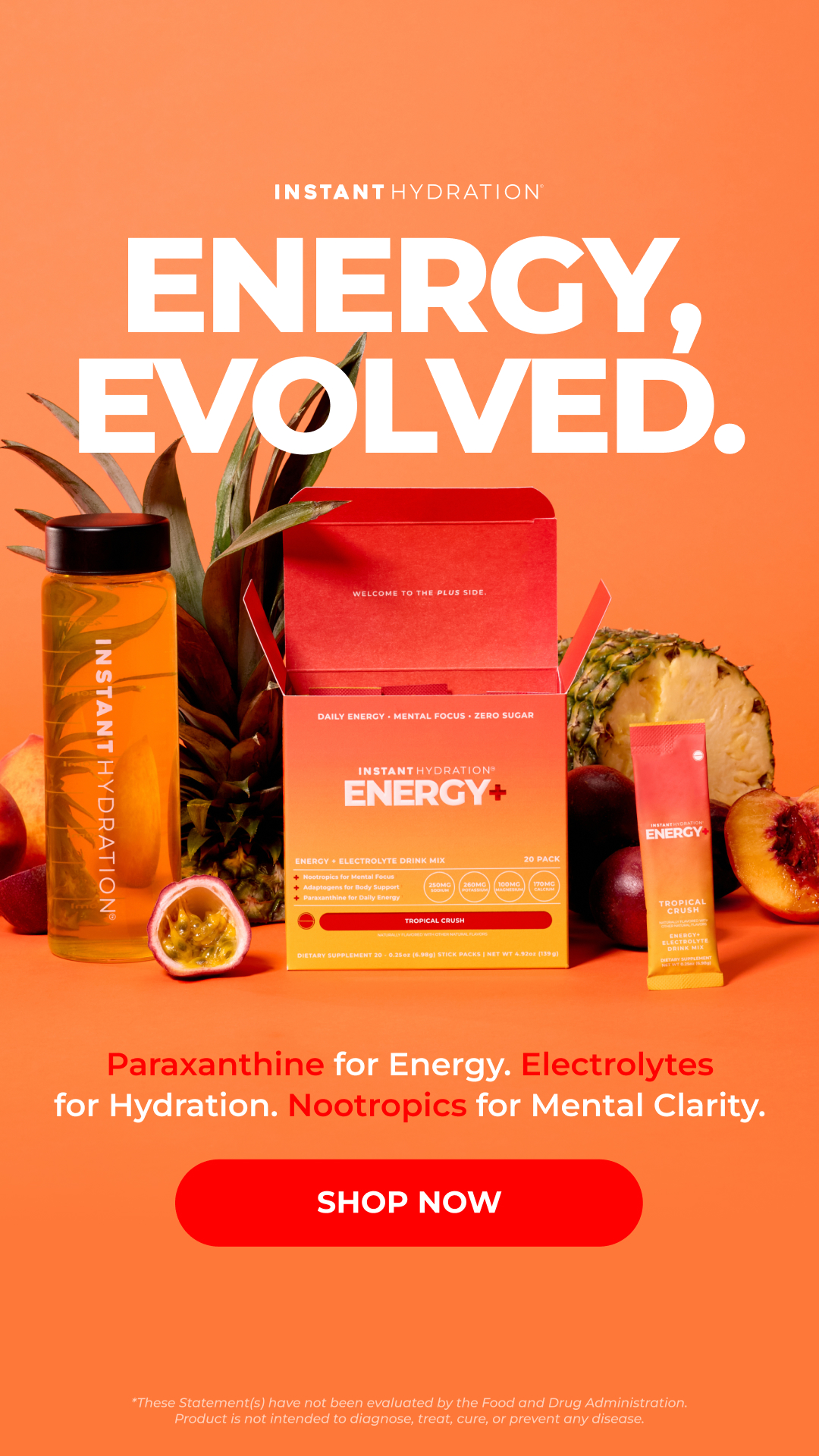 Instant Hydration Facebook ad