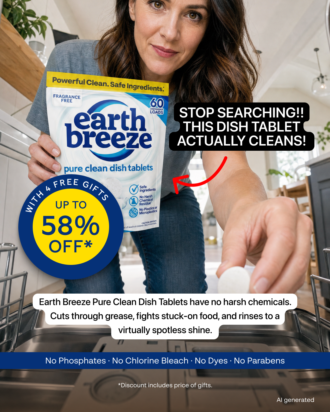 Earth Breeze Facebook ad