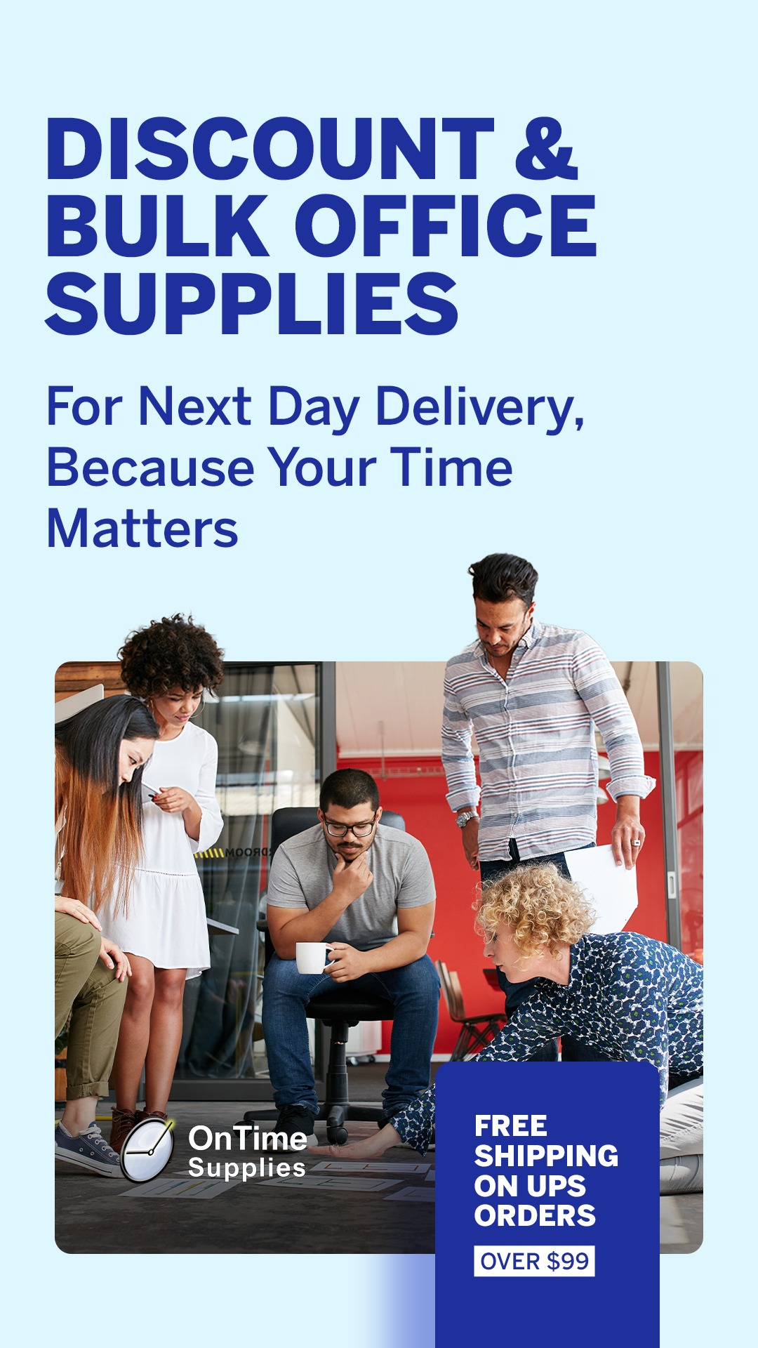 Ontimesupplies.com Facebook ad from Dec 9, 2024