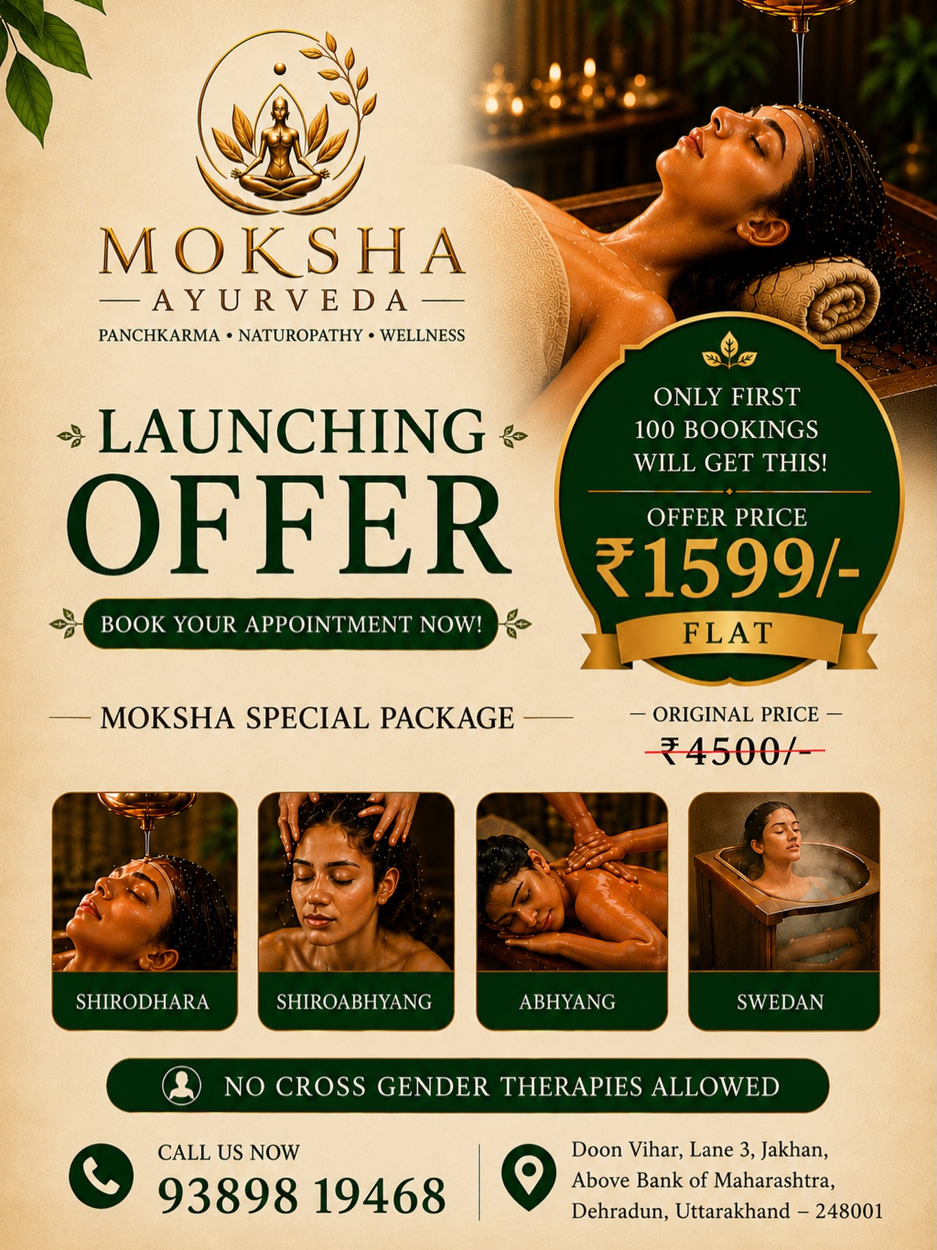 _moksha_ayurveda_ Facebook ad: A New Journey of Authentic Ayurveda Begins at…