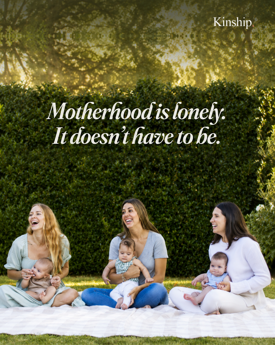 Kinship App Facebook ad: Meet Austin Moms Near You