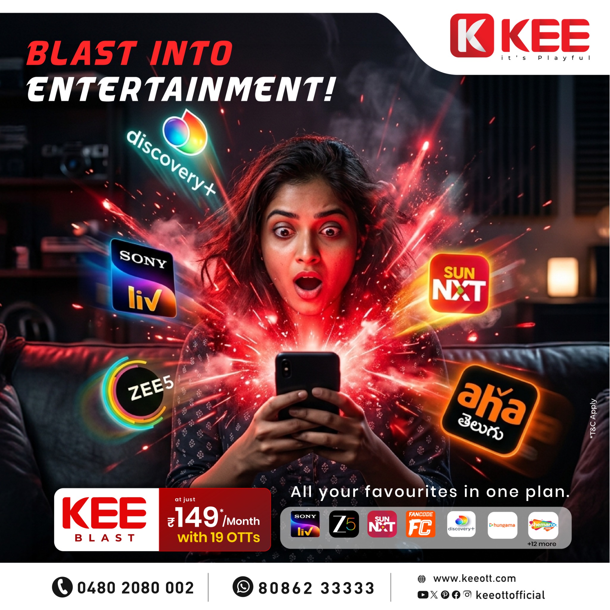 KEE OTT Facebook ad: Weekend Plans = Sorted