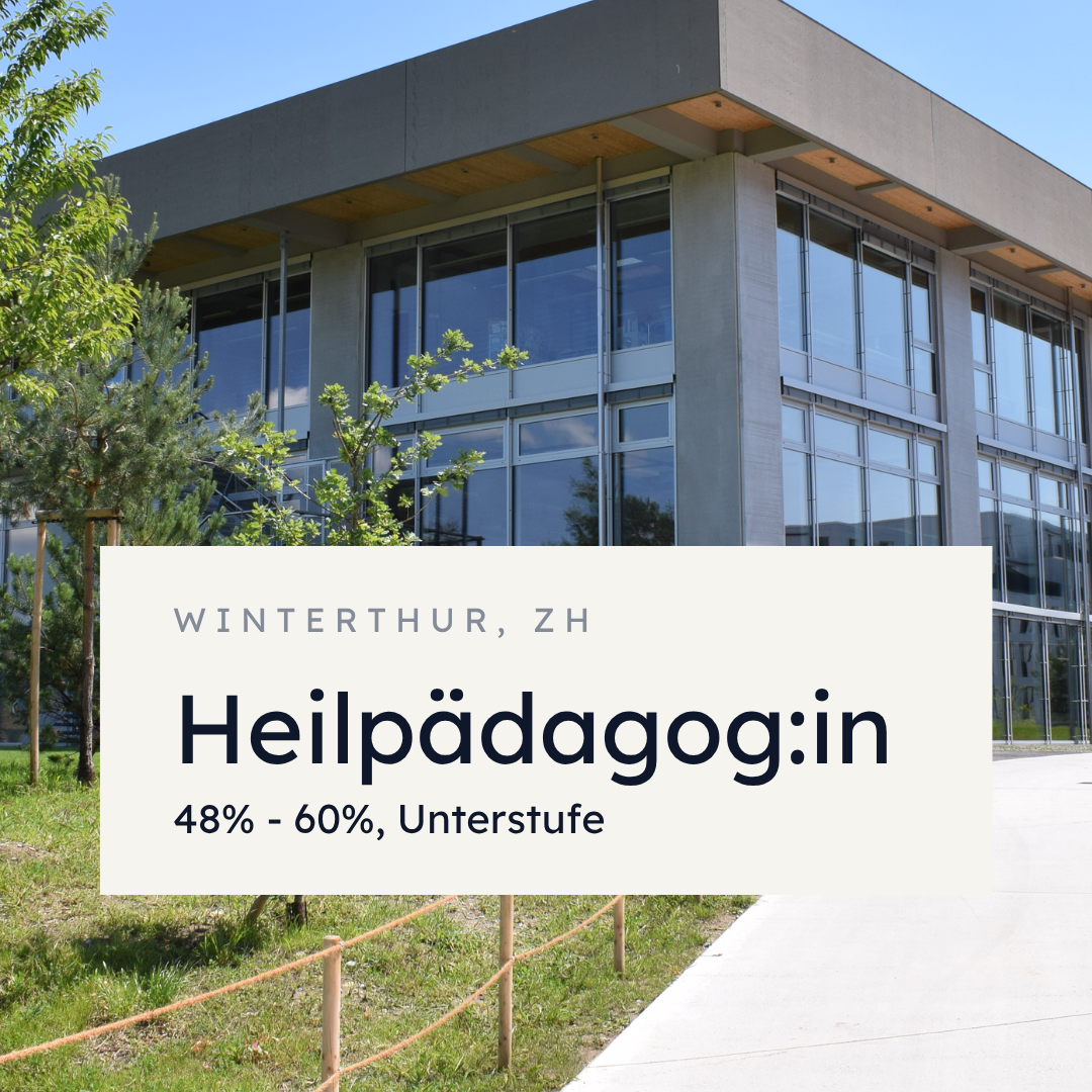 Epalero Facebook ad: SHP für Zyklus 1 in Winterthur (ZH) gesucht!