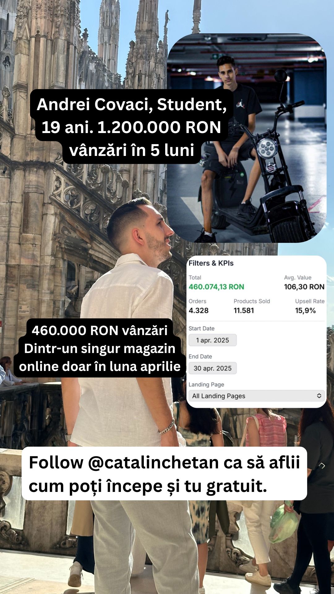 Catalin Chetan Facebook ad: Dacă te gândești de ceva vreme să vinzi…