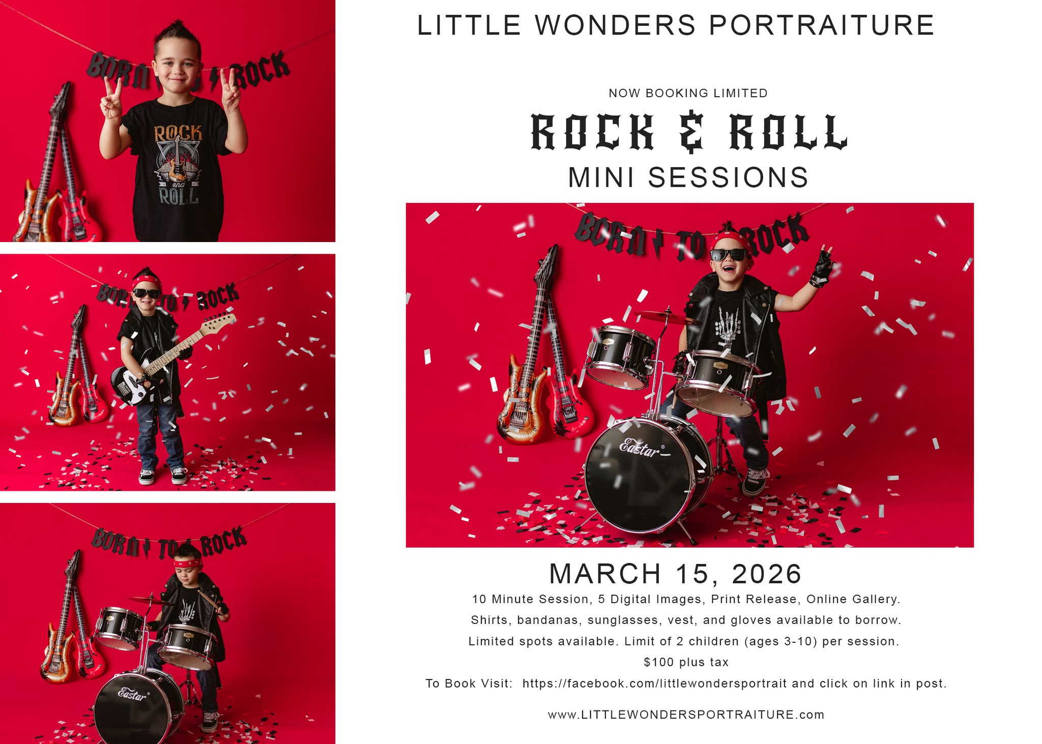 Little Wonders Portraiture by Sheila Meade Facebook ad