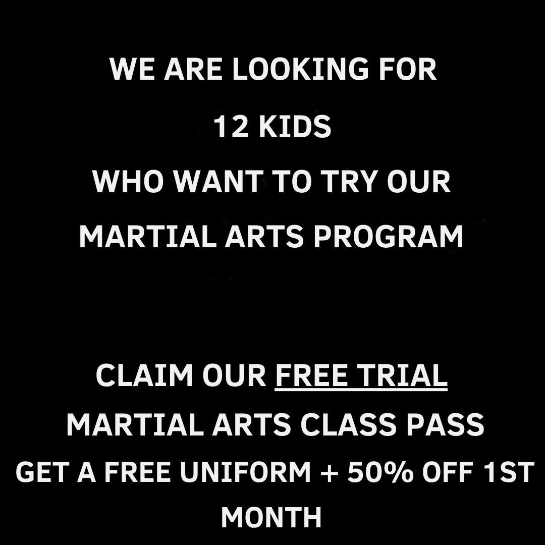 Premier Martial Arts Burlington Facebook ad: FREE First Martial Arts Lesson And A Uniform + 50% OFF…