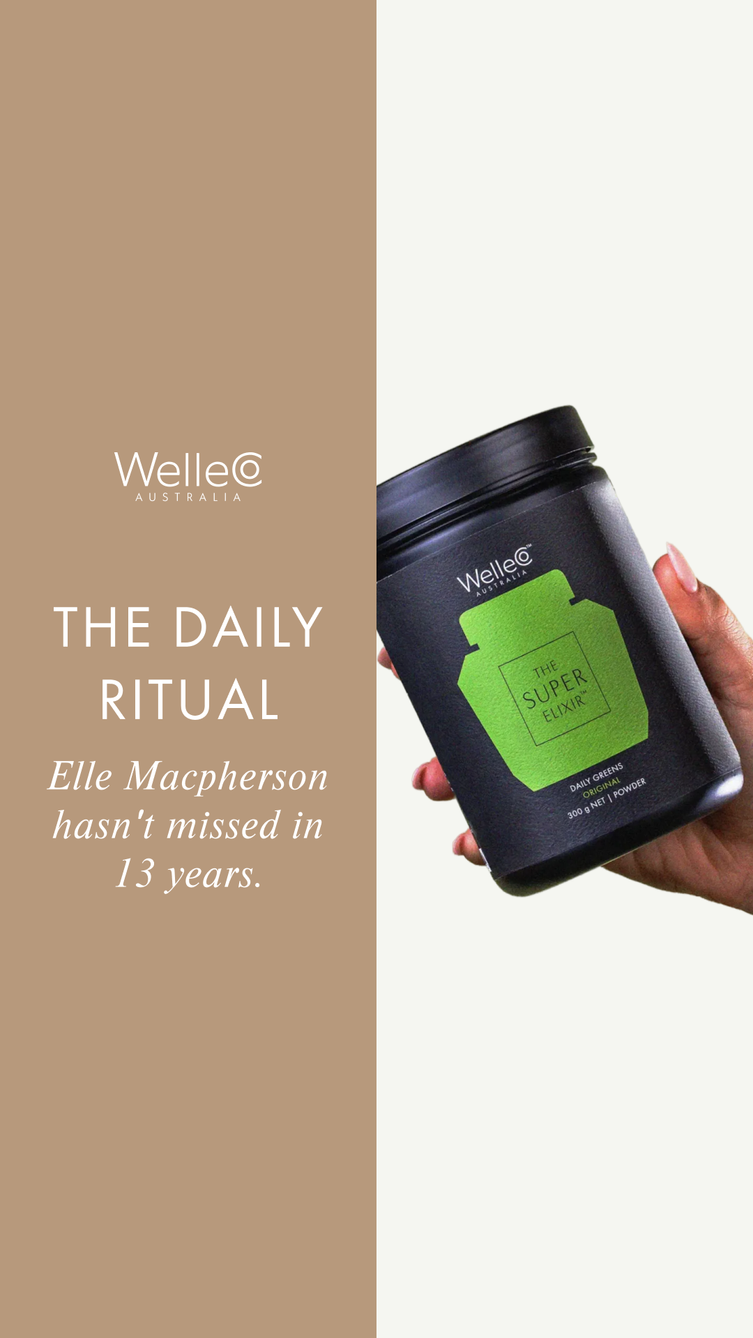 WelleCo Facebook ad