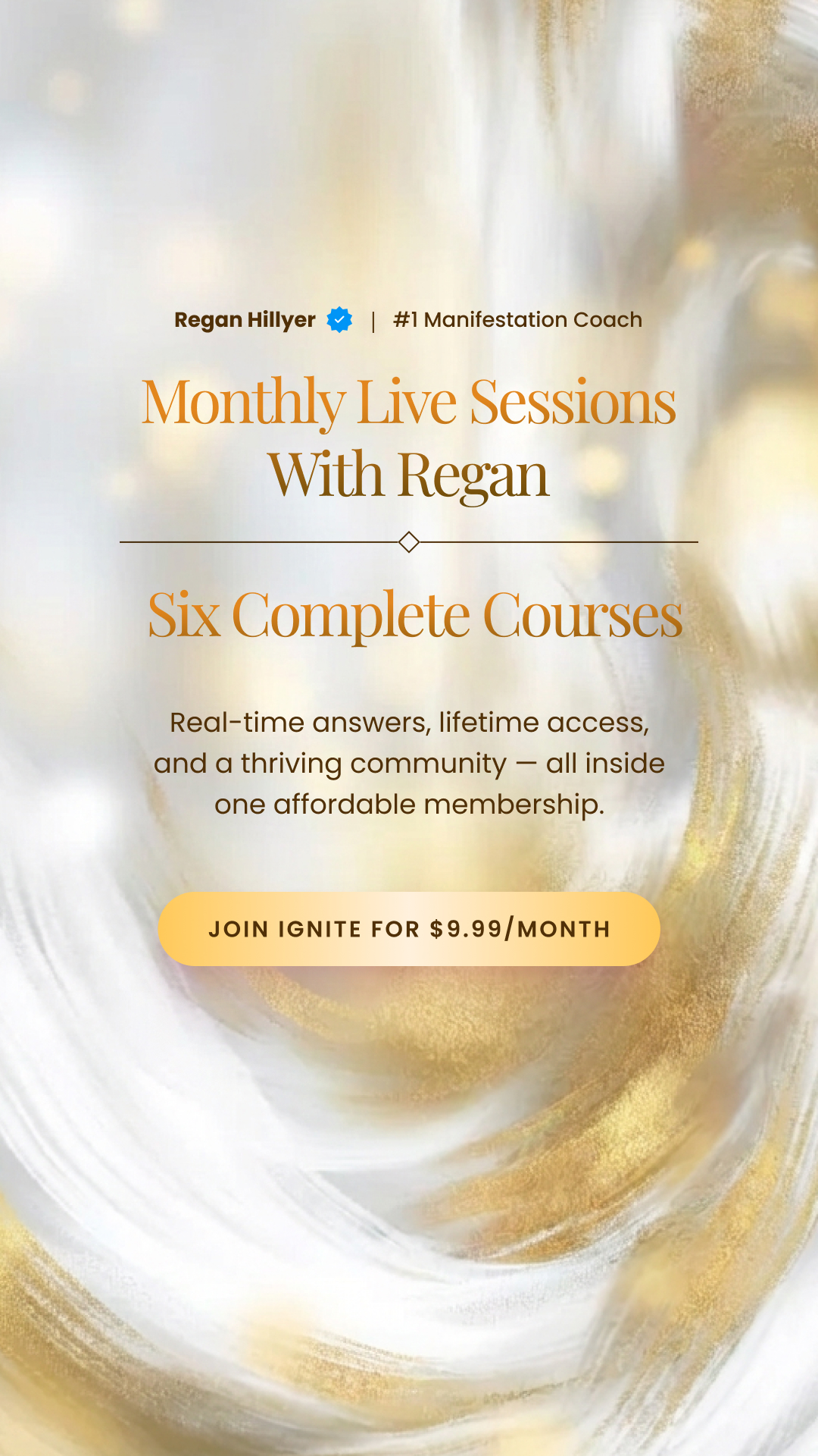 Regan Hillyer Facebook ad