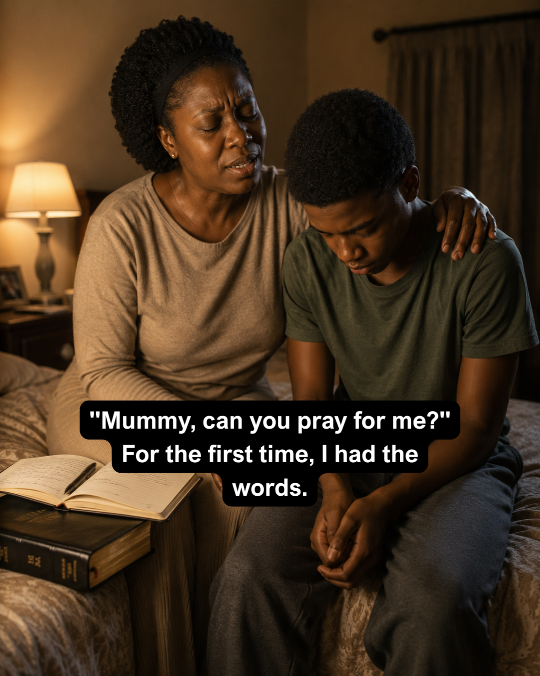 Parenting With Mfon Facebook ad: Her Son Said Mummy, Pray For Me. For The First Time, She…