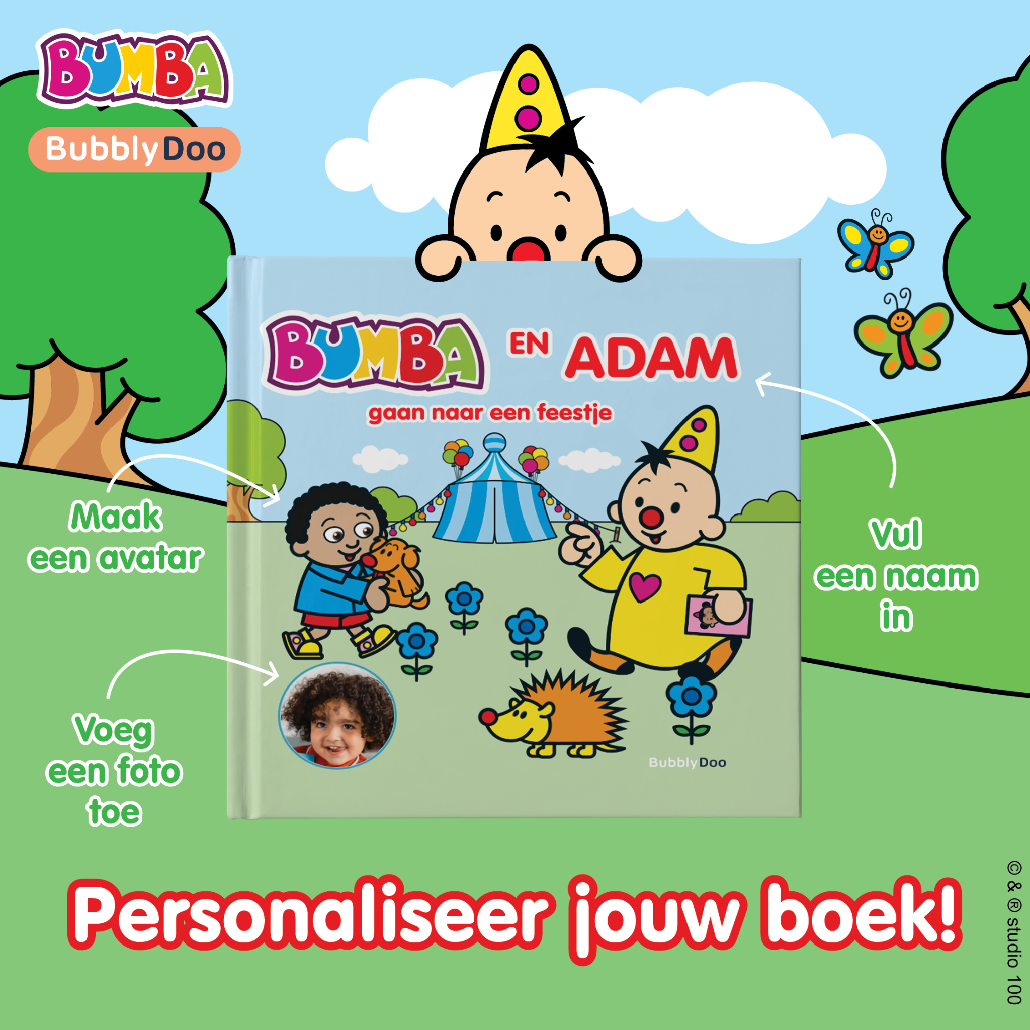 BubblyDoo Facebook ad: Heb jij een echte Bumba-fan thuis?