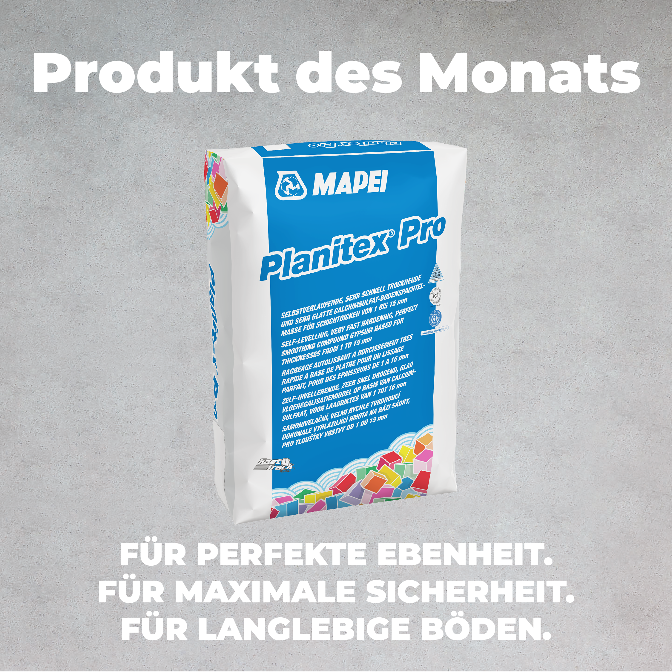 Mapei Switzerland Facebook ad: Planitex Pro