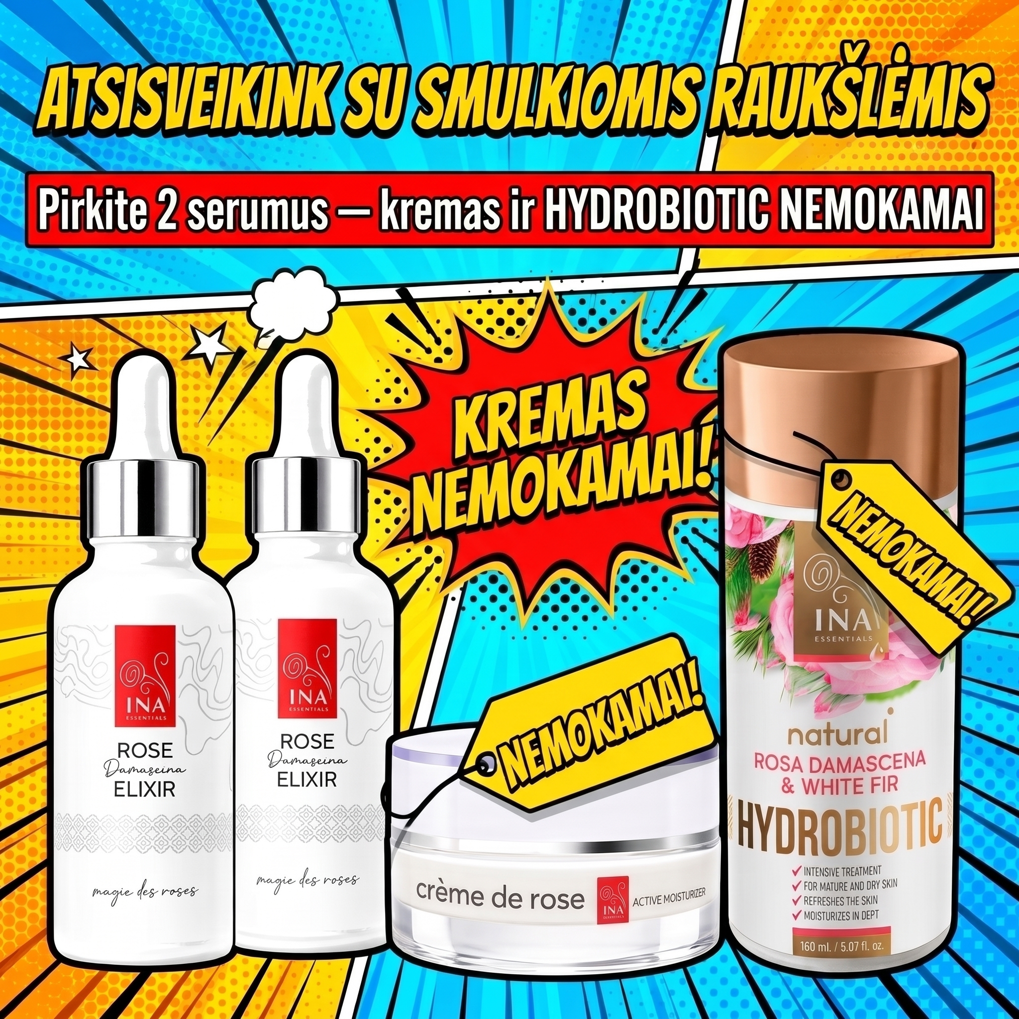 Šeimos Organinė Kosmetika - InaEssentials.lt Facebook ad