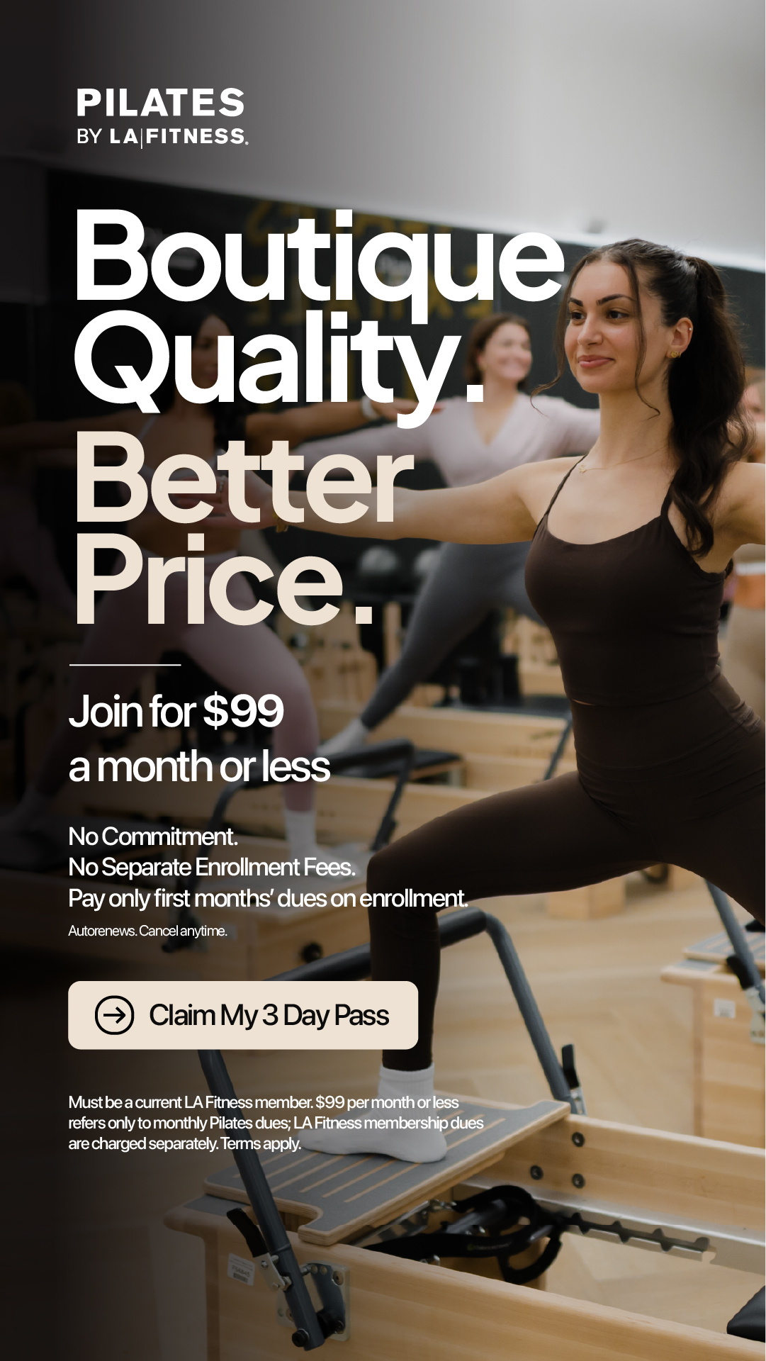 LA Fitness Facebook ad