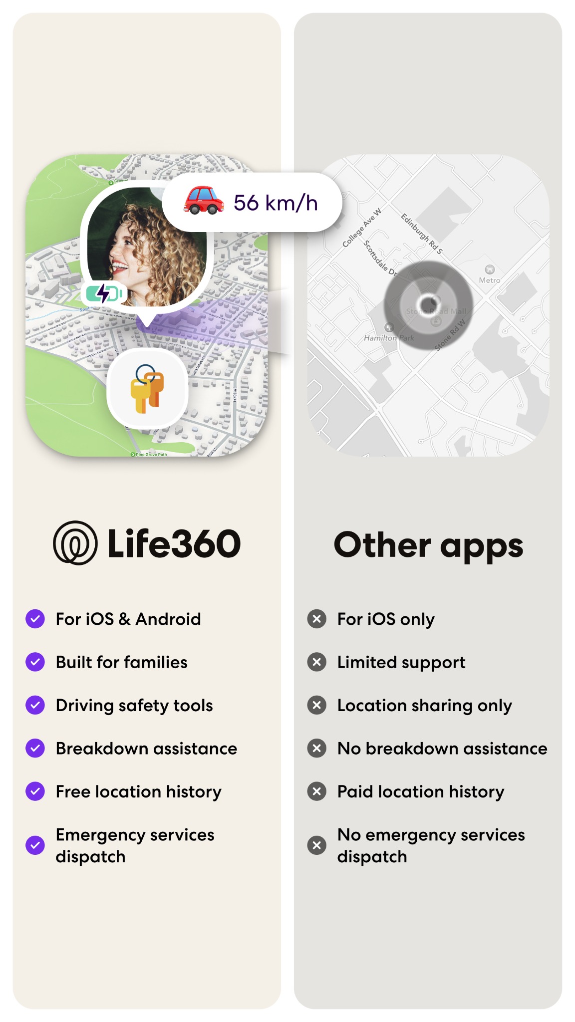 Life360 Facebook ad