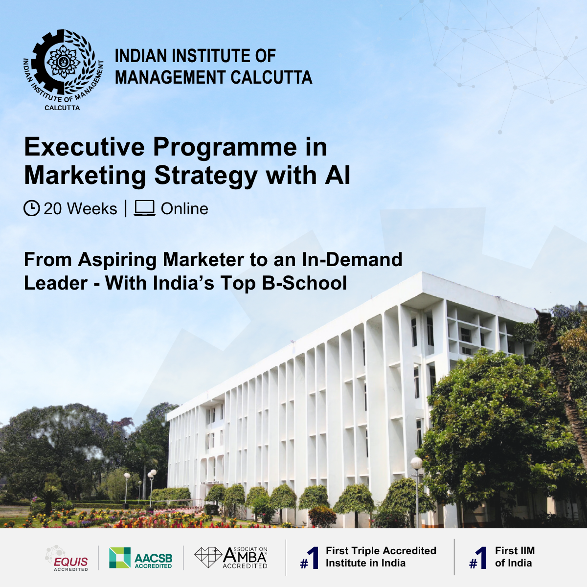 Executive Programme in Marketing Strategy with AI Facebook ad: Executive Marketing Strategy with AI