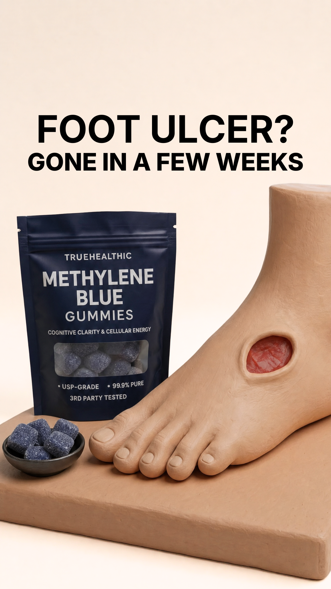The Seniors Health Report Facebook ad: I tell my NEUROPATHY patients to take methylene blue…