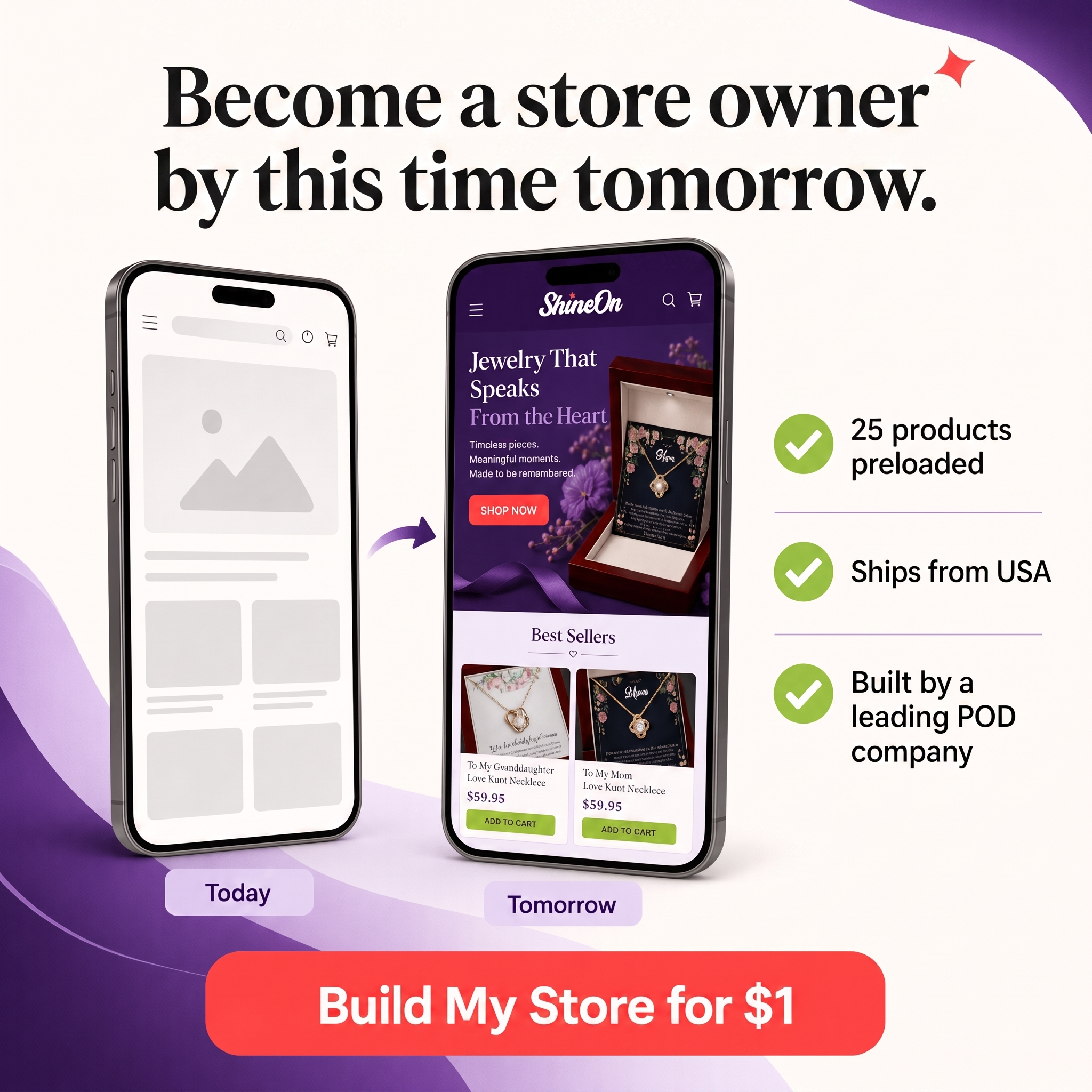 ShineOn Facebook ad