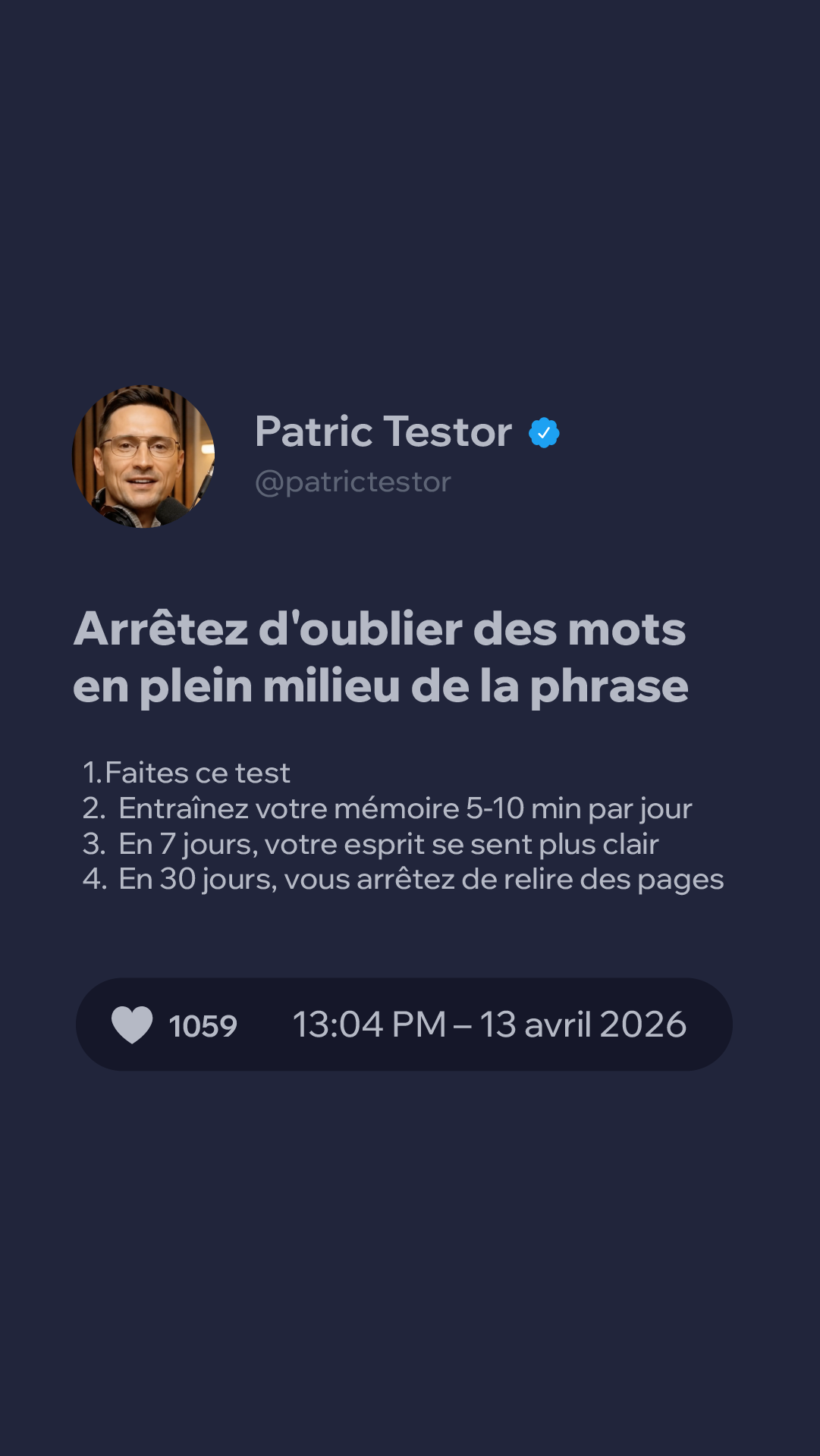 International IQ test Facebook ad