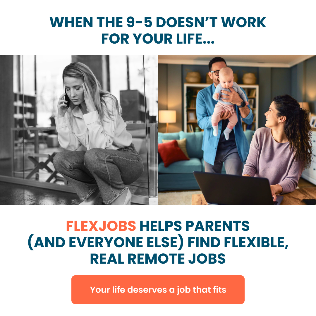 FlexJobs Facebook ad