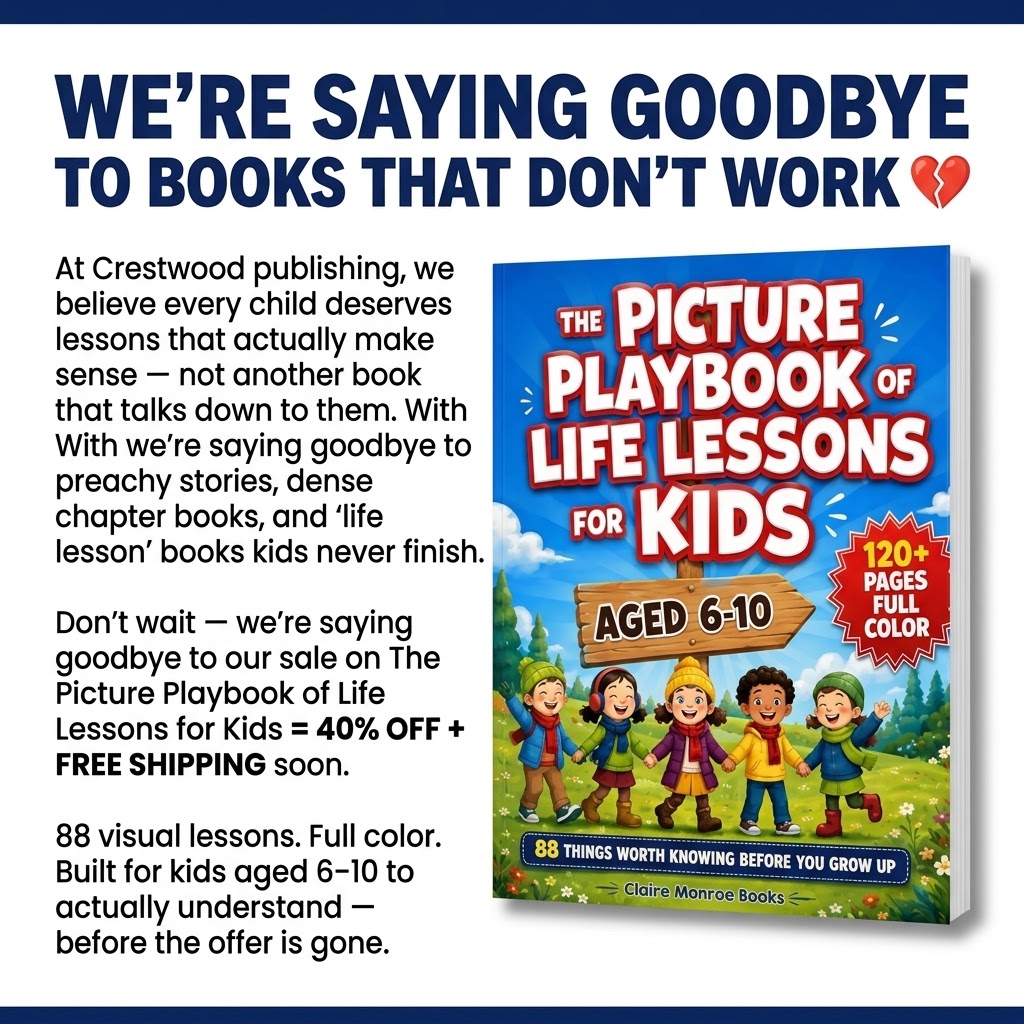 Crestwood Publishing Facebook ad: Saying Goodbye Soon. Don't Miss This