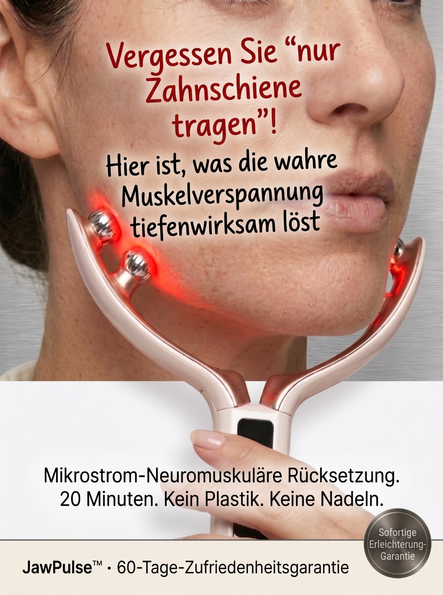 KieferMagazin Facebook ad: Deine Zahnschiene schützt deine Zähne. Sie repariert…