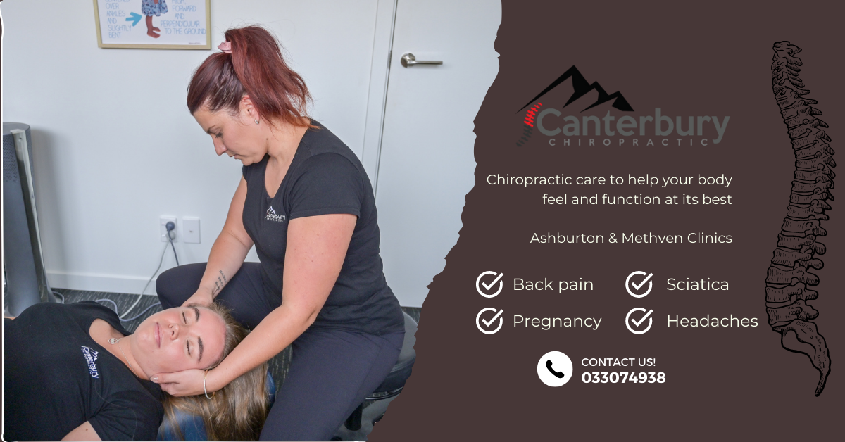 Canterbury Chiropractic Facebook ad from Aug 6, 2022