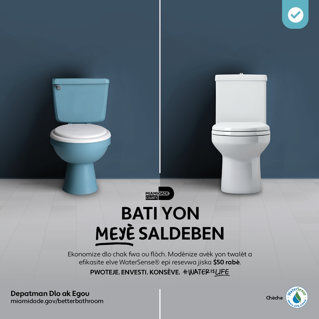 Miami-Dade Water & Sewer Department Facebook ad