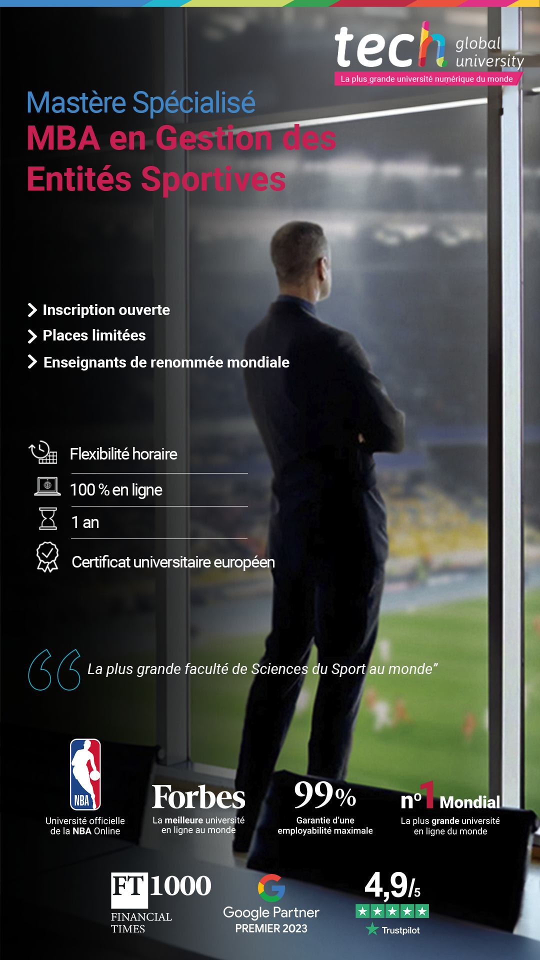 TECH school of sports science Facebook ad