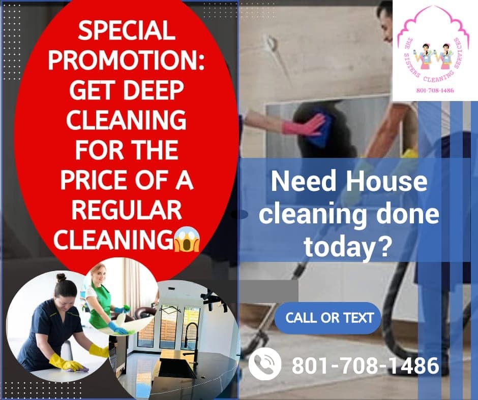 The Sister's Cleaning Services  Facebook ad