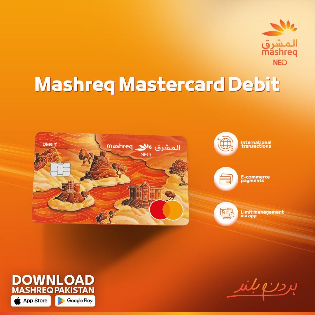 Mashreq Pakistan Facebook ad: Easy online payments
