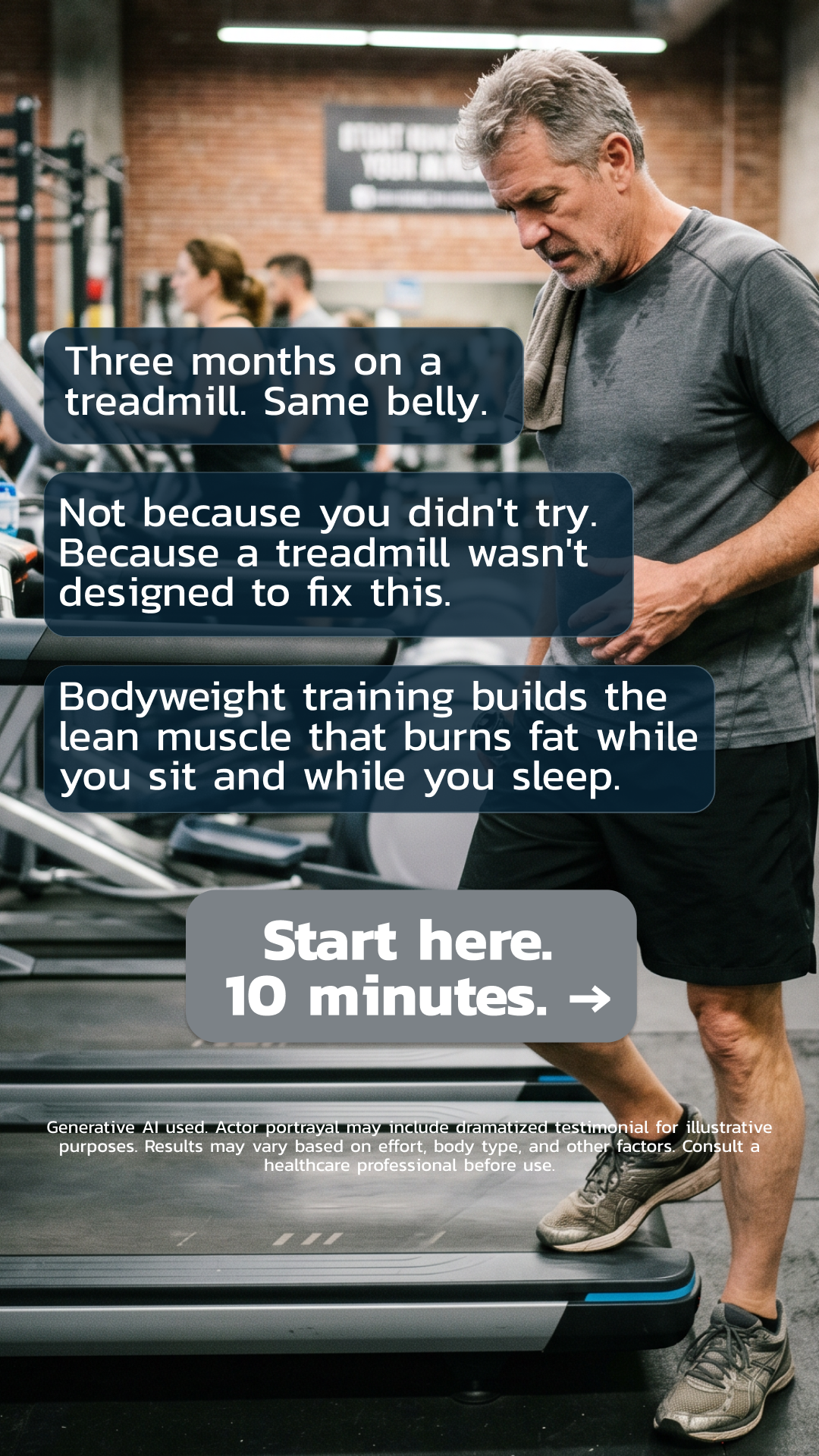 Muscle Charge Facebook ad: Build Real Strength After 40