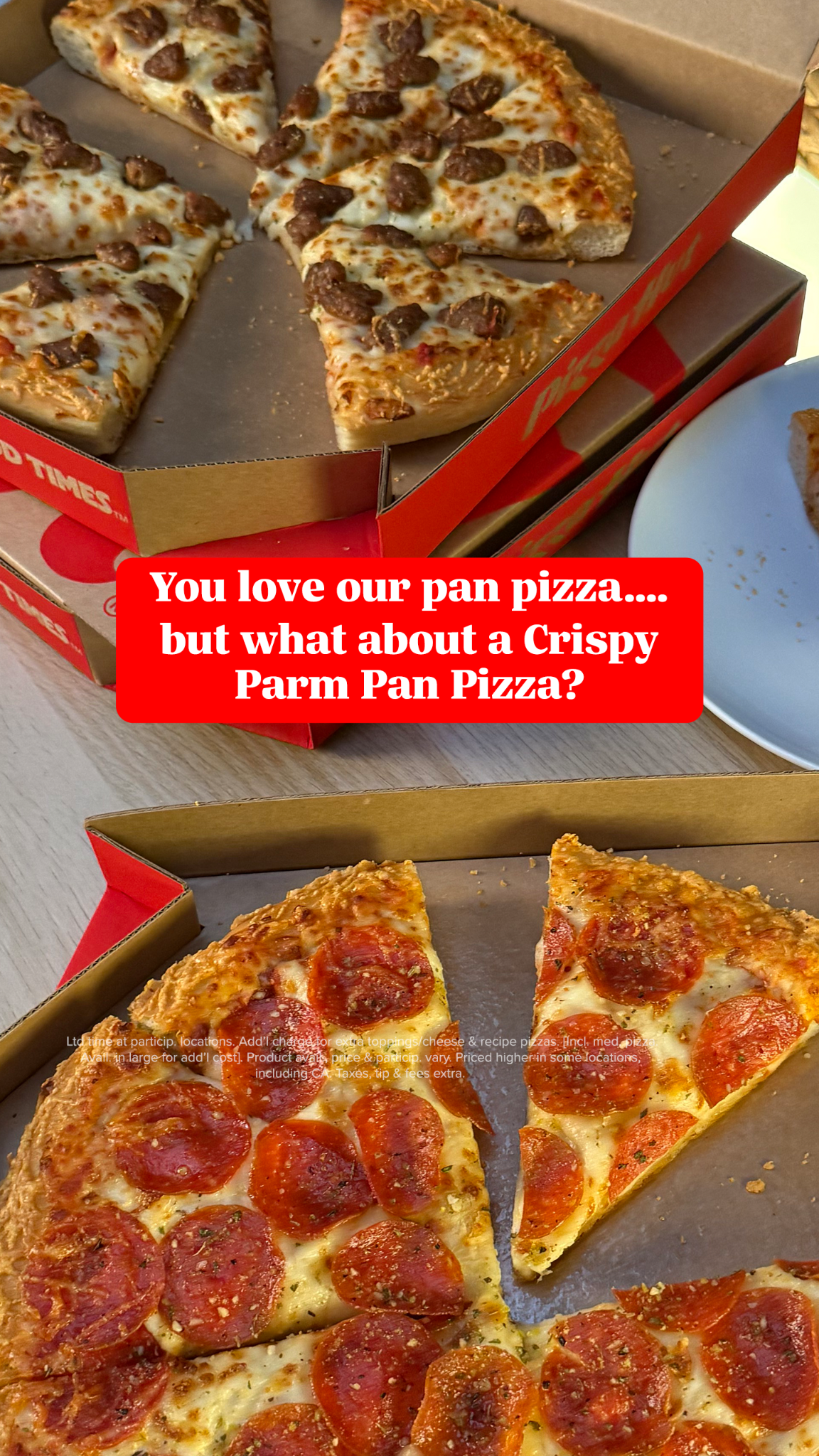 Pizza Hut Facebook ad