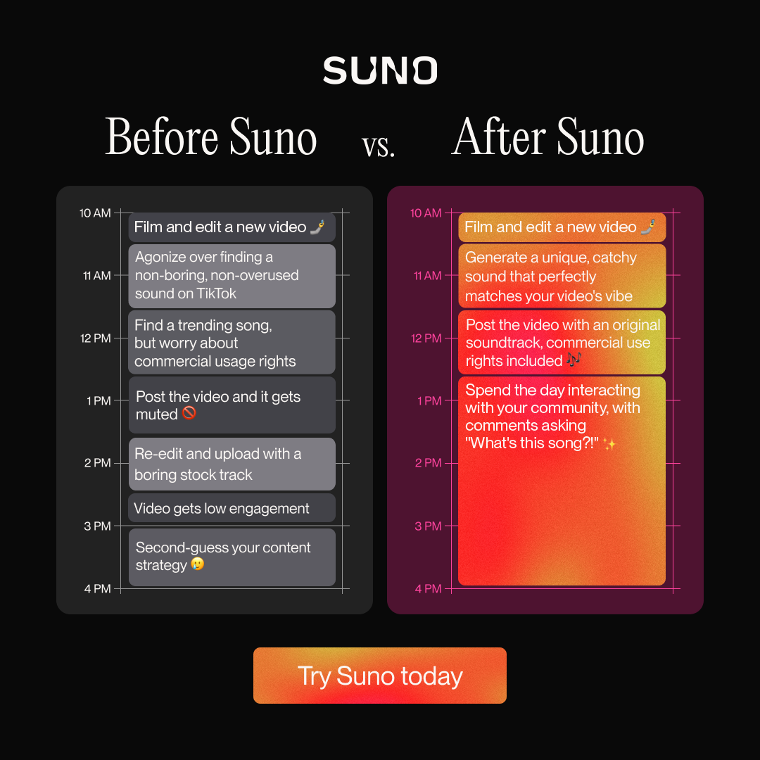 Suno Facebook ad