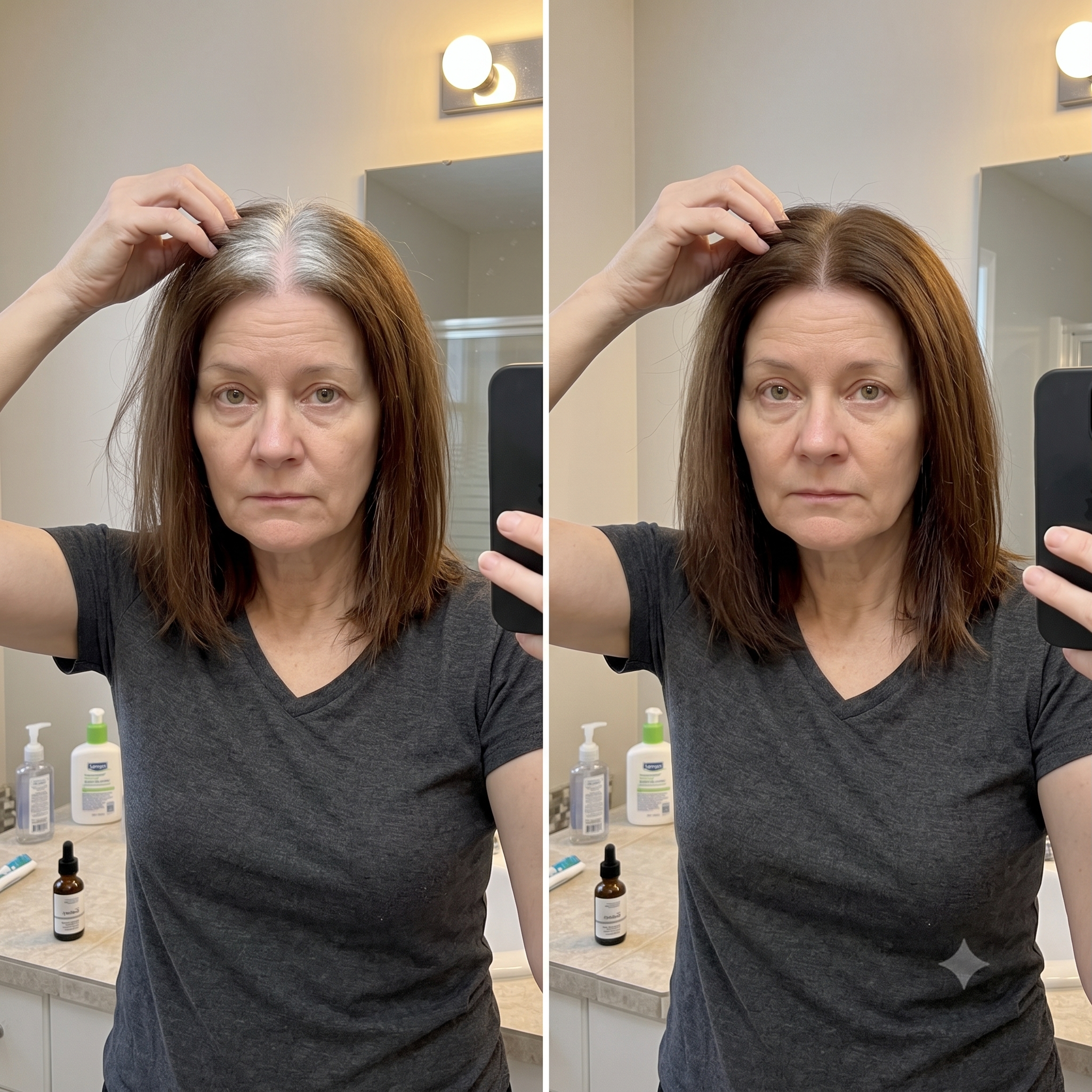 Tricia Jenner Facebook ad: The Grey-Root Fix Nobody Is Talking About