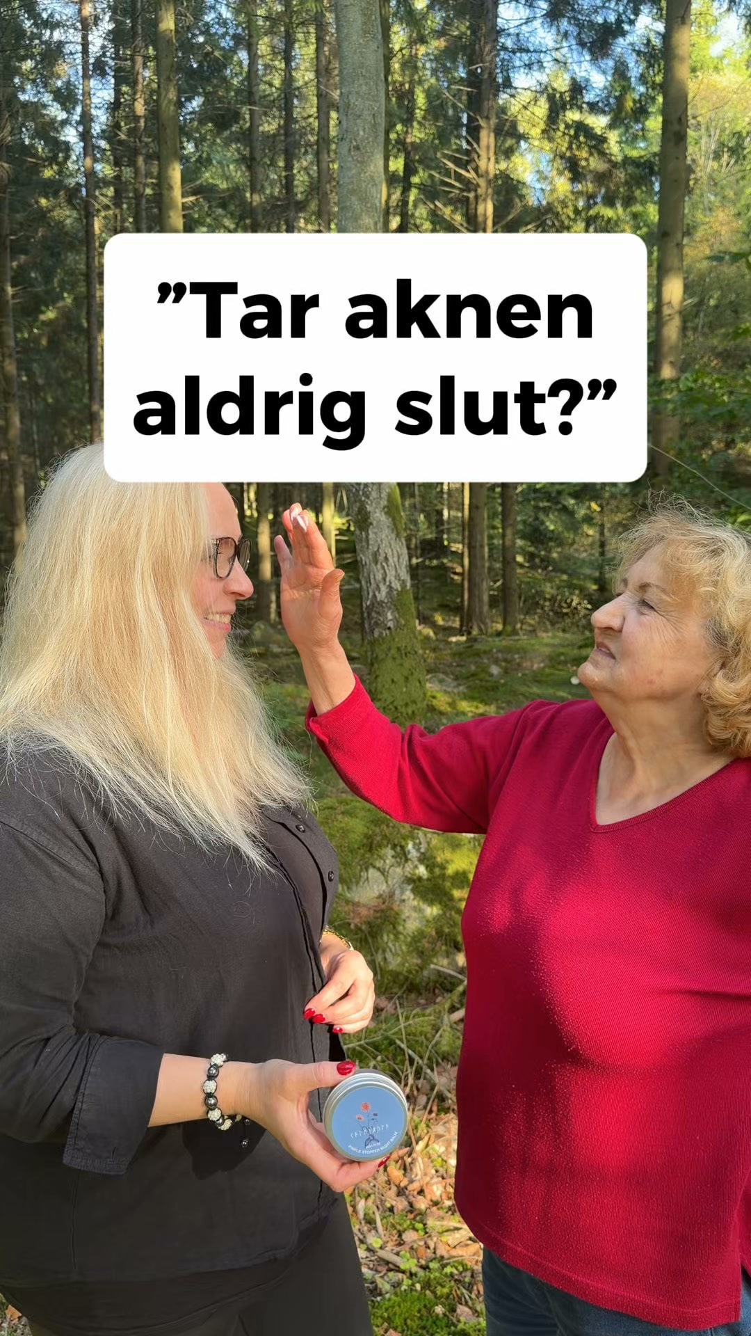 LovieBaby Facebook ad: Naturlig hudvård för akne