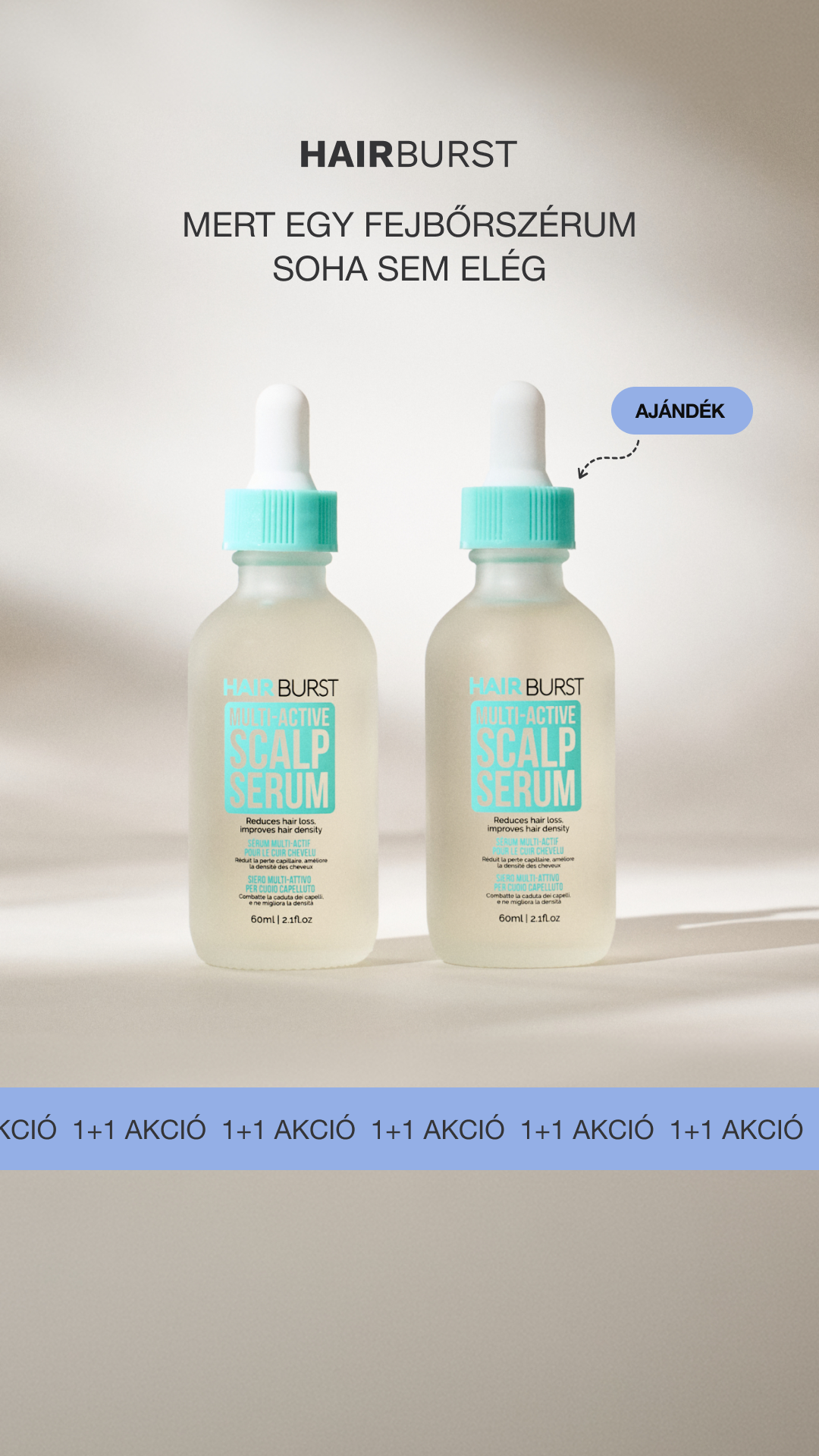 Hairburst Hungary Facebook ad