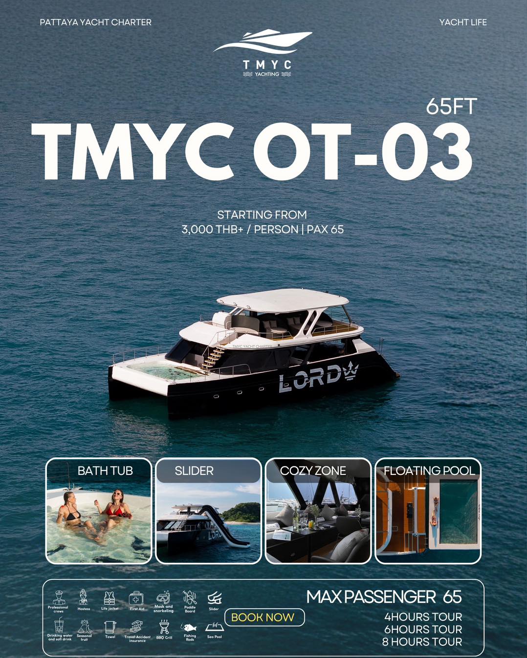 TMYC游艇俱乐部Pattaya Facebook ad: TMYC Yacht Club offers a selection of more…