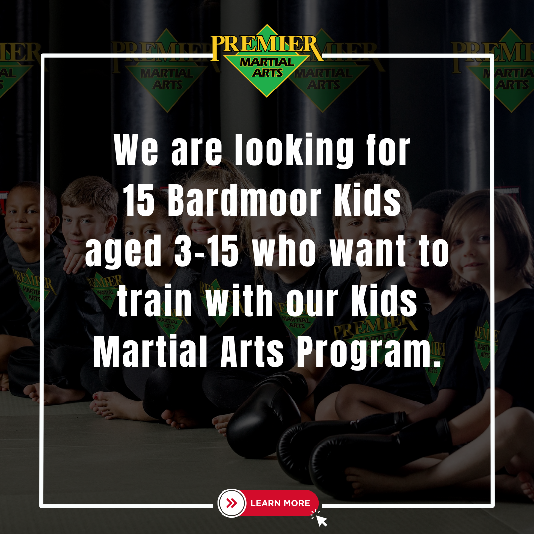 Premier Martial Arts Facebook ad from Mar 13, 2026