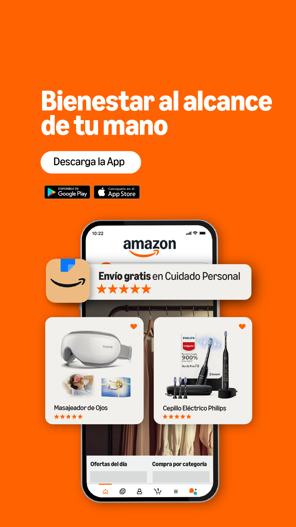 Amazon México Facebook ad: Los esenciales para cuidar tu bienestar en Amazon…