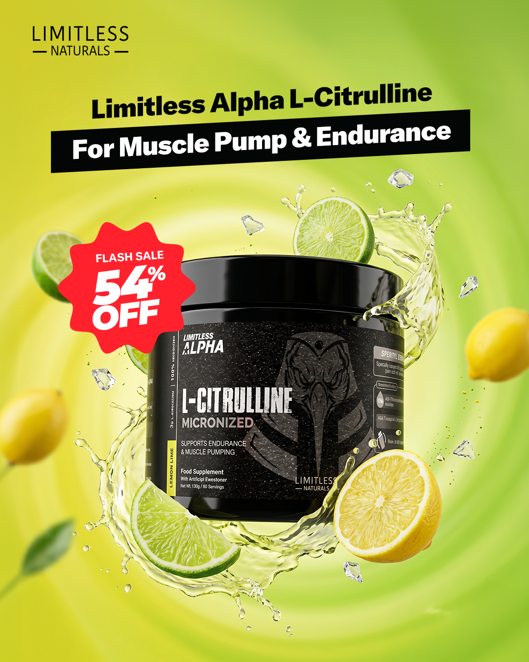 Limitless Naturals Middle East Facebook ad