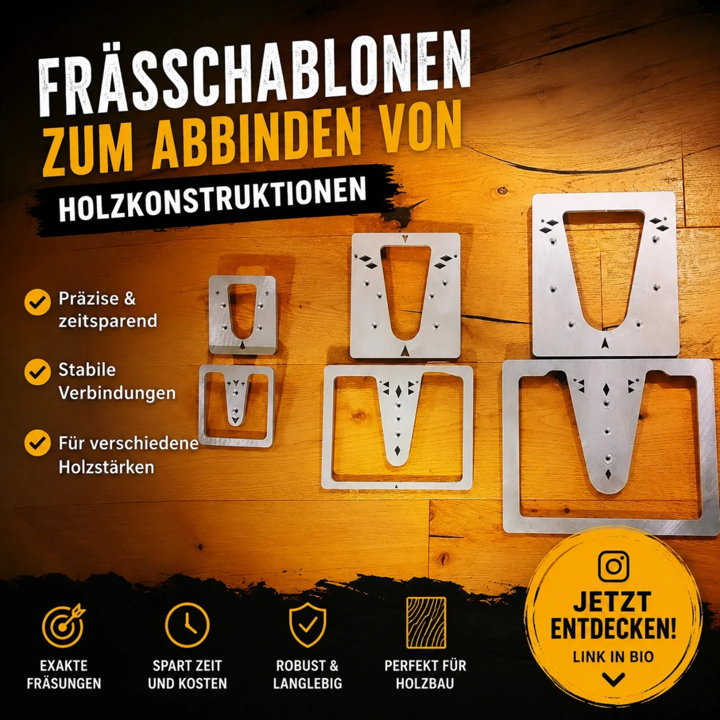 jo.le.lu Facebook ad: Präzise Abbinden statt aufwendiges Anreißen!