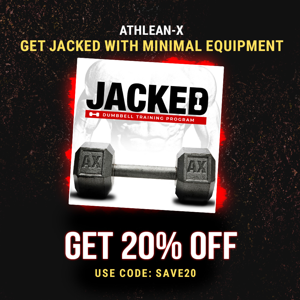 ATHLEAN-X Facebook ad: Get Your 20% Discount Before It's Gone.