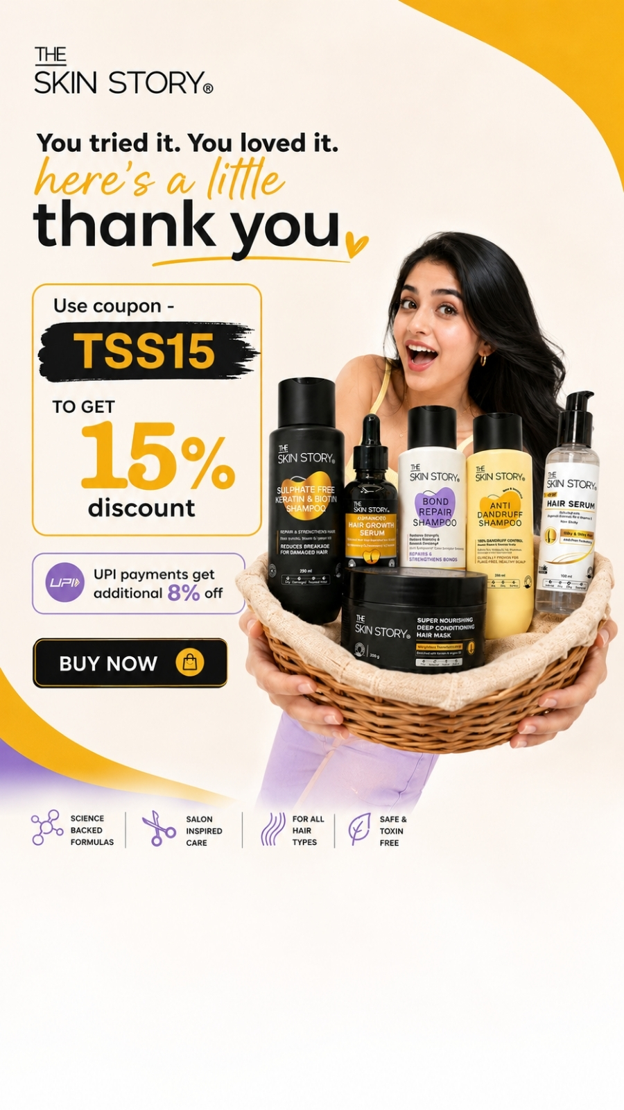 The Skin Story Facebook ad from Jun 8, 2026