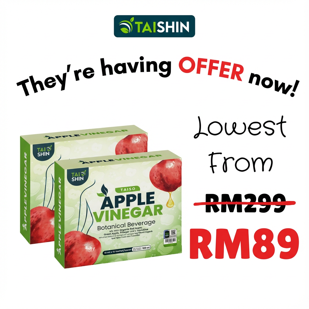 Taiso Apple Cider Vinegar Facebook ad