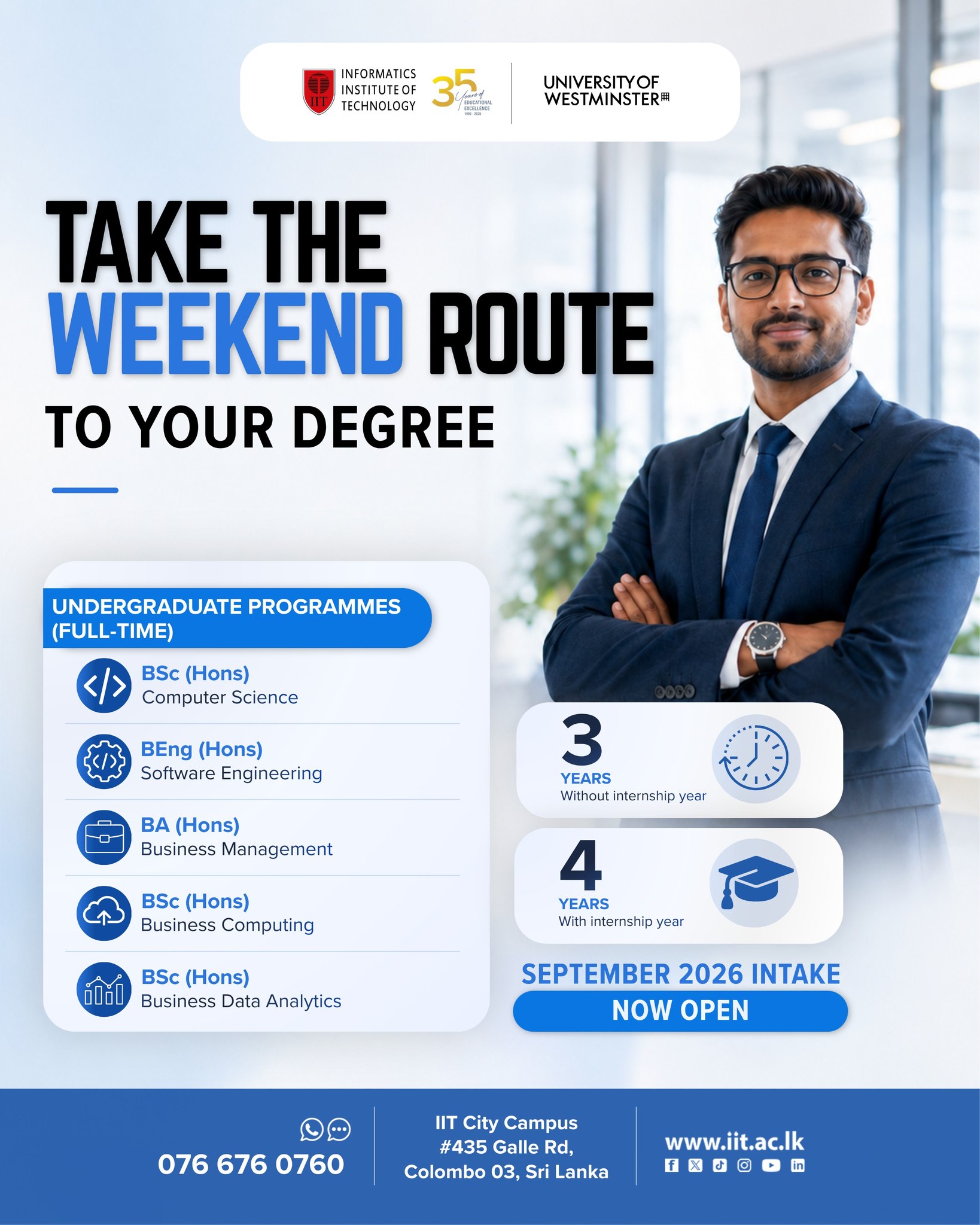 Informatics Institute of Technology (IIT) Facebook ad