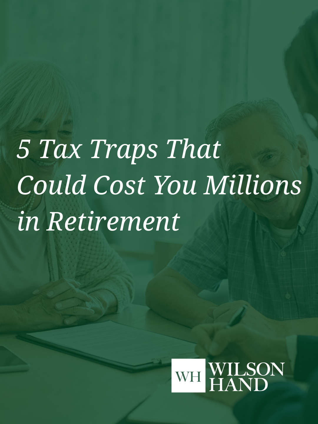 Wilson Hand Retirement Facebook ad: For individuals with $2 million or more in…