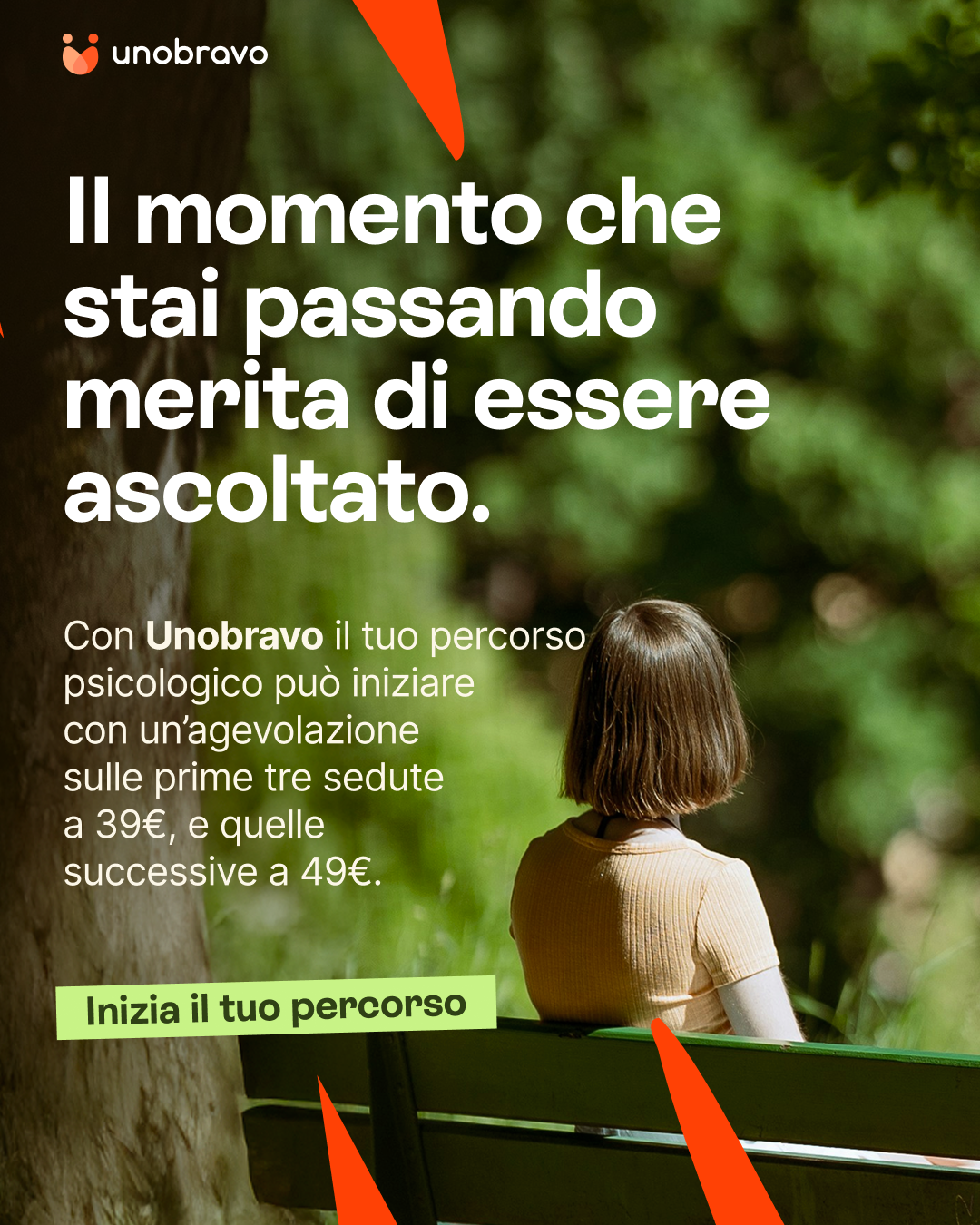 Unobravo Facebook ad