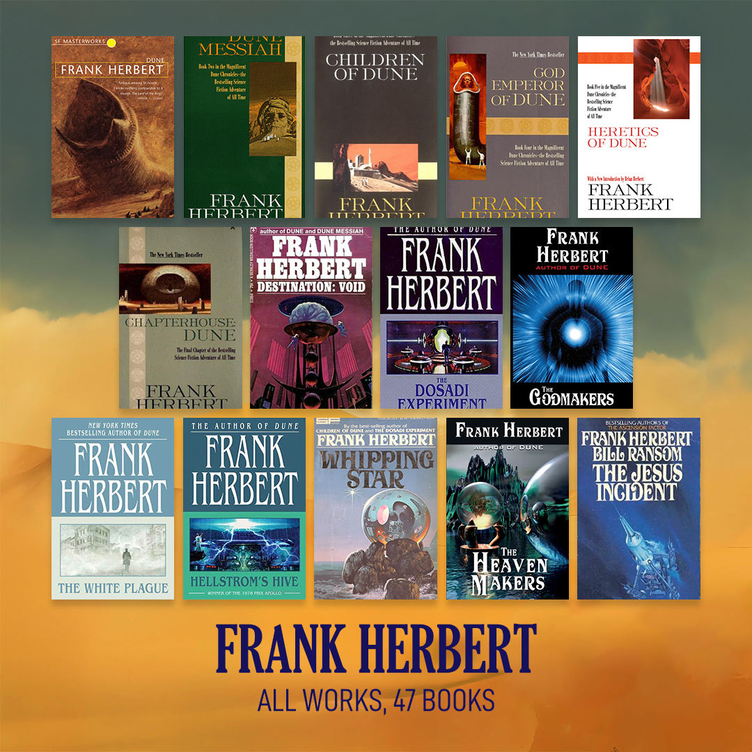 Thriller and Horror Books Facebook ad: The Collected Works of Frank Herbert