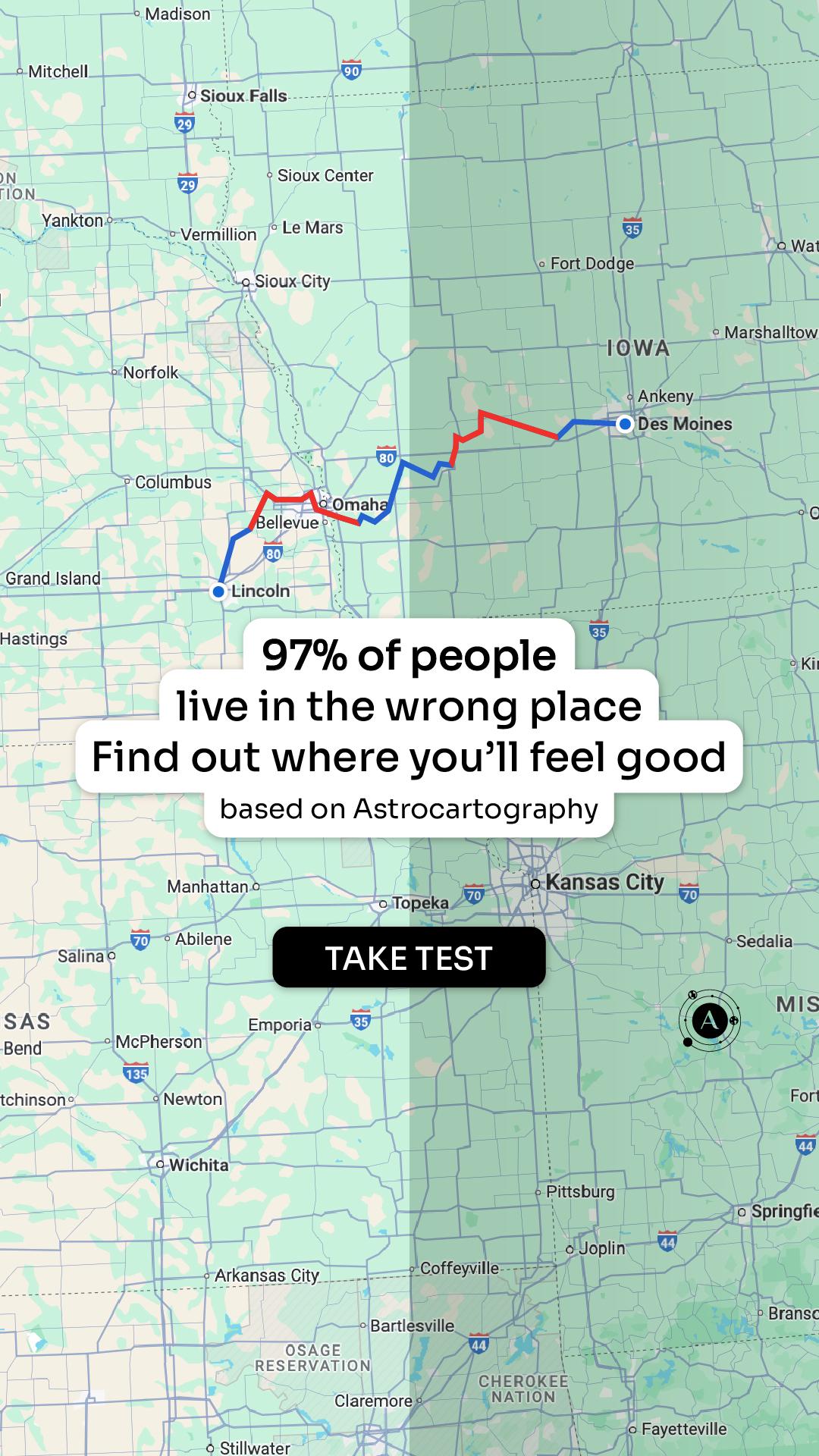 Richard Valeon Astrocartography Expert  Facebook ad